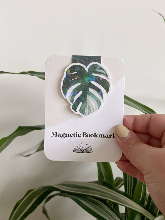 Variegated Monstera Magnetic Bookmark