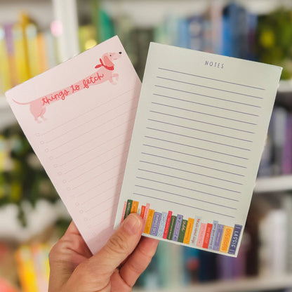 Dog Books 4x6 Notepad