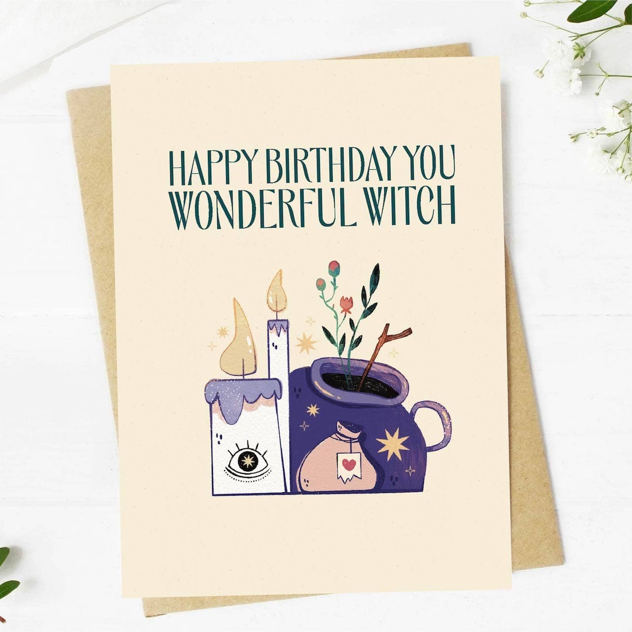 Happy Birthday You Wonderful Witch Birthday Card