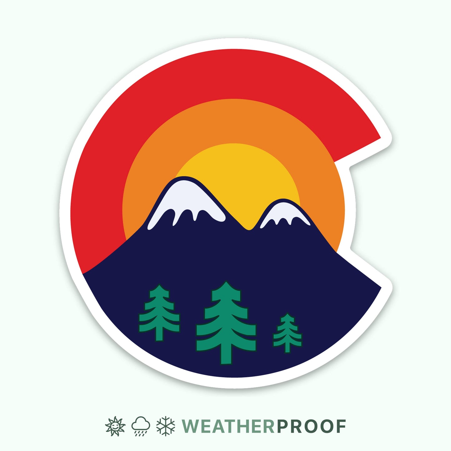 Colorado Stickers | CO Flag Symbol