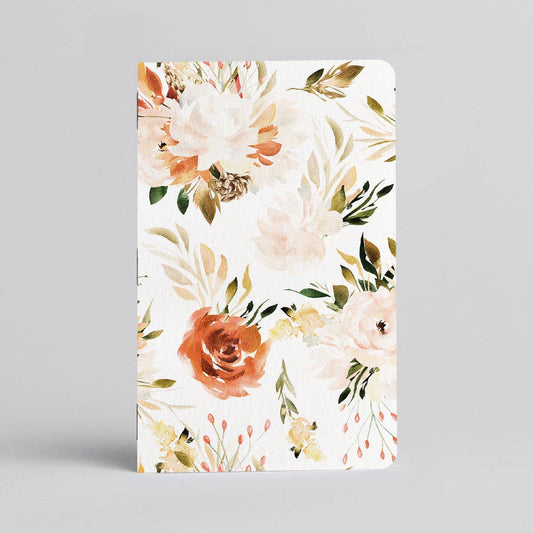 Vintage Flowers Pocket Notebook Lined