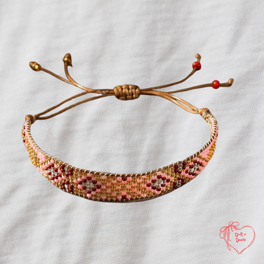 Drift + Dazzle: Peach Woven