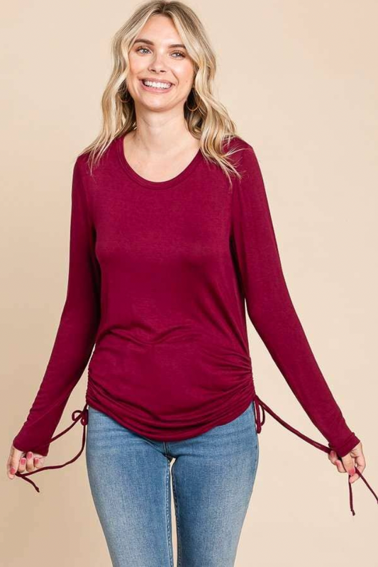 Carefree Top in Wine