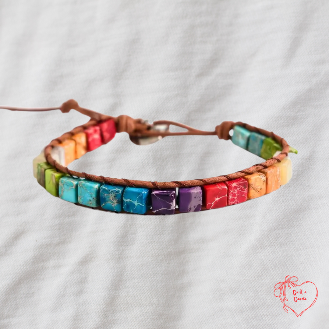 Drift + Dazzle: Square Bead Rainbow