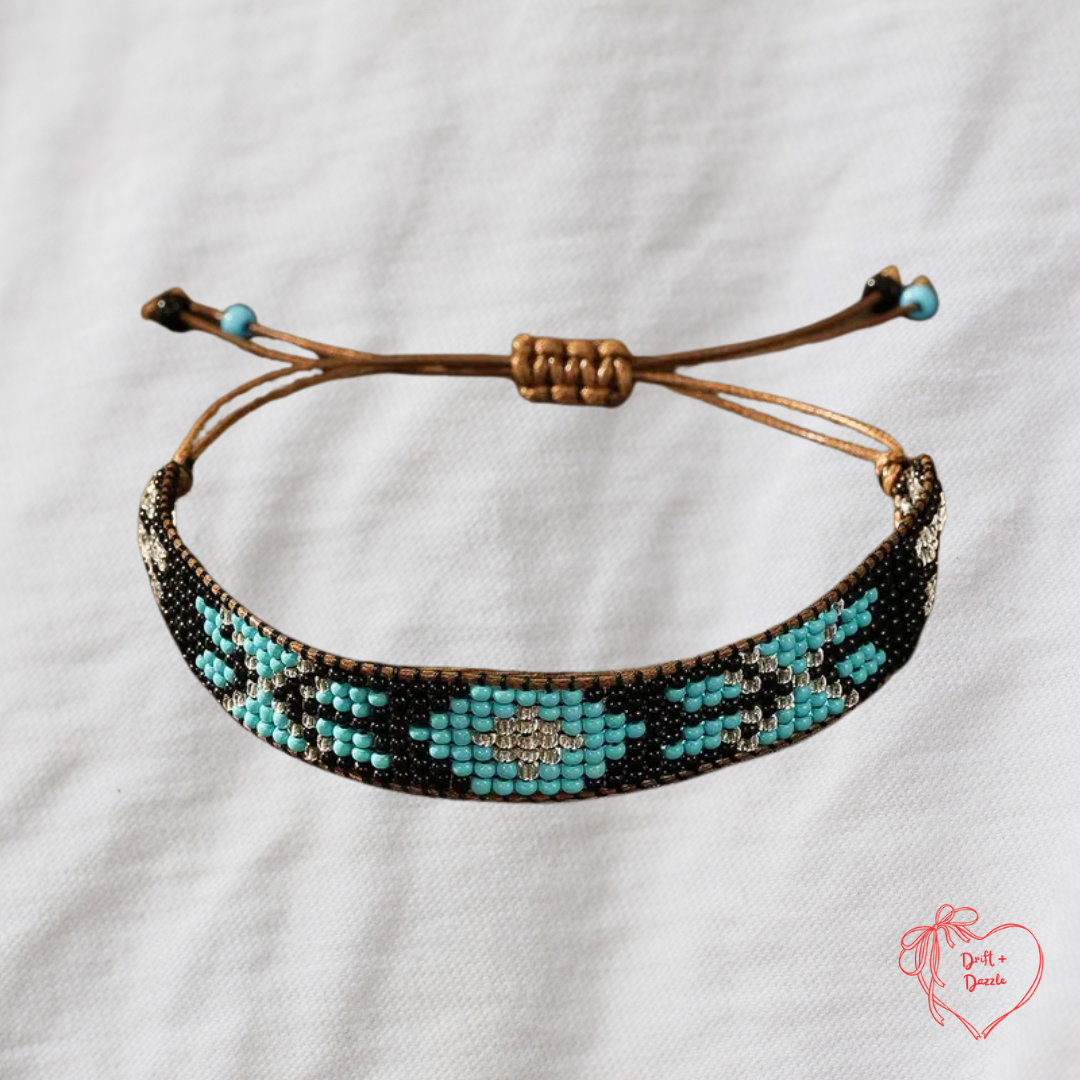 Drift + Dazzle: Turquoise Woven