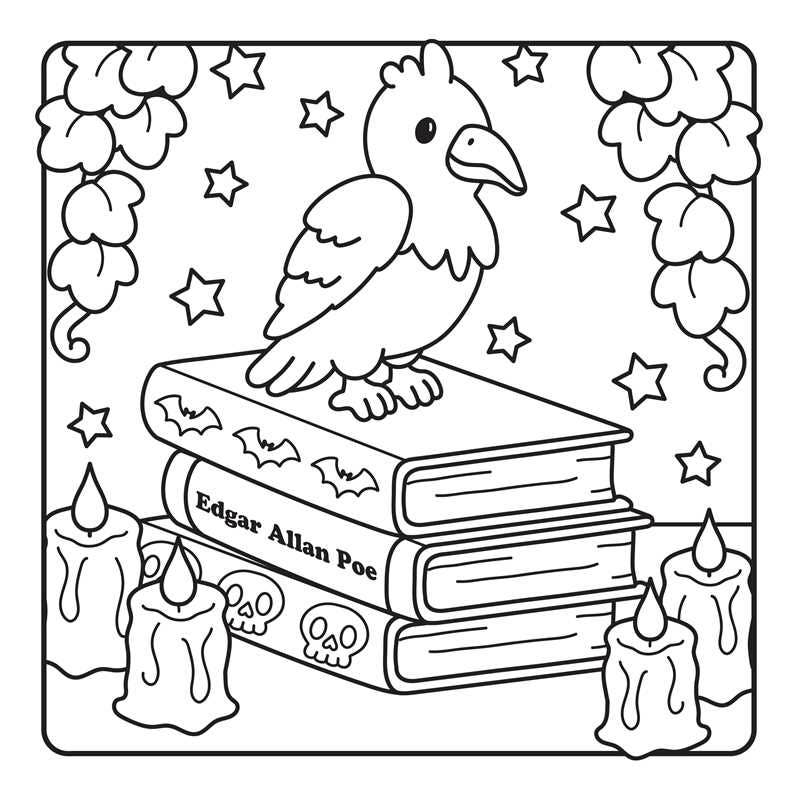 Not-So-Spooky Halloween Coloring Book