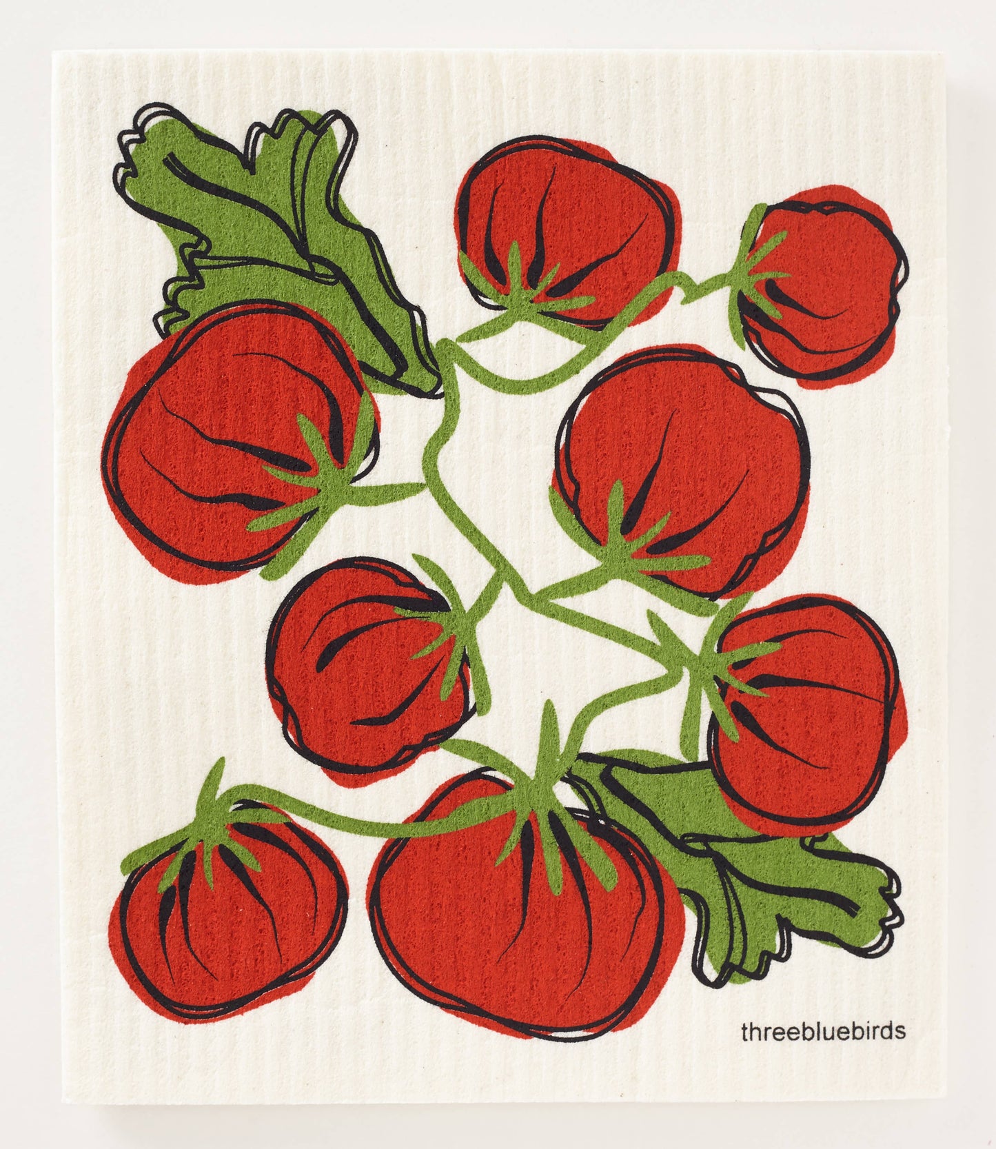 Tomatoes Swedish Dishcloth