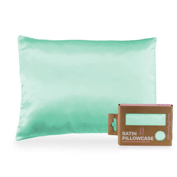 Satin Pillowcase Queen/STD: Black