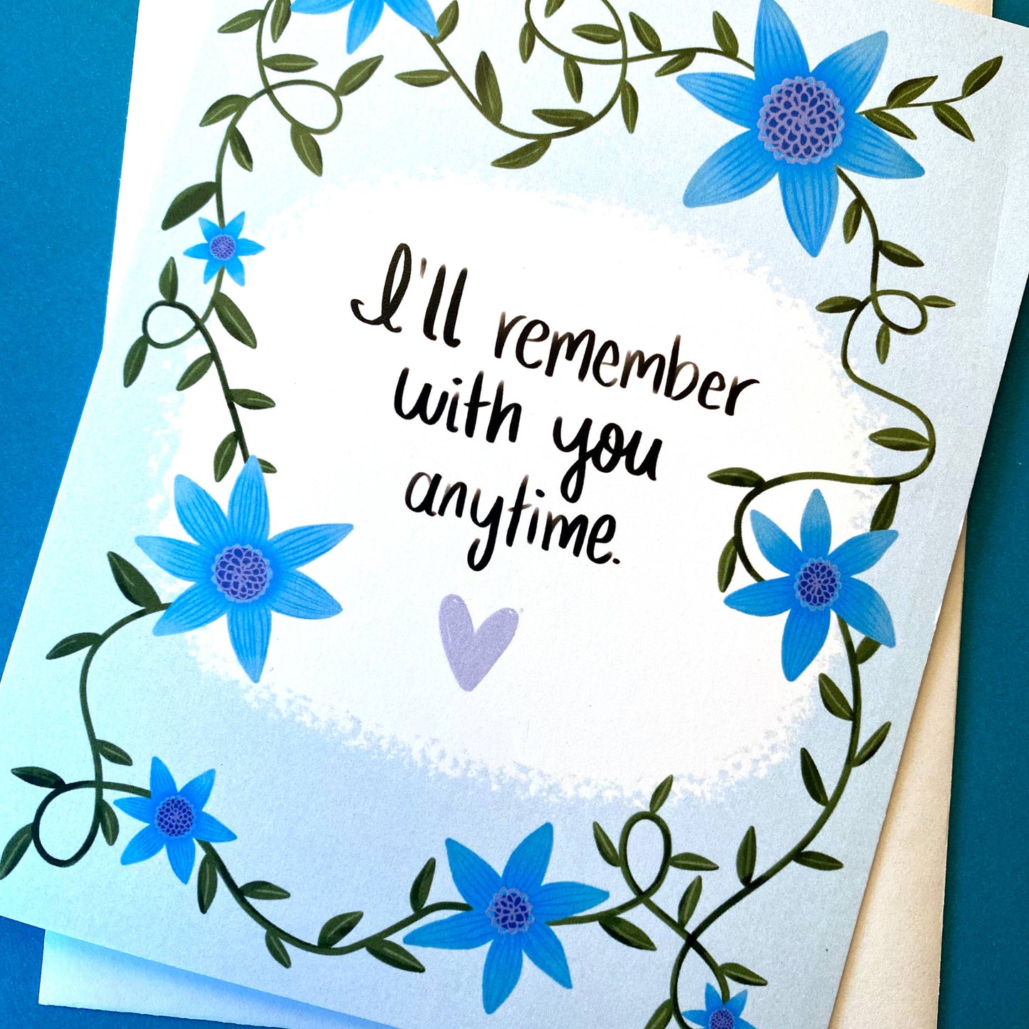 Remember With You Sympathy Card