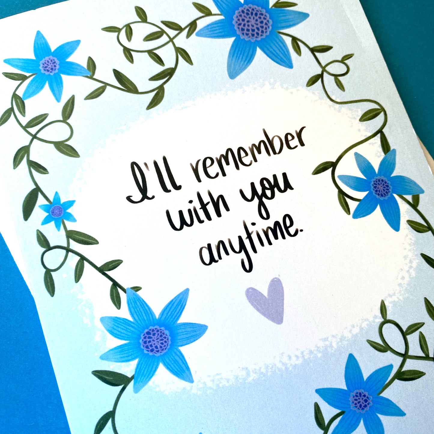 Remember With You Sympathy Card