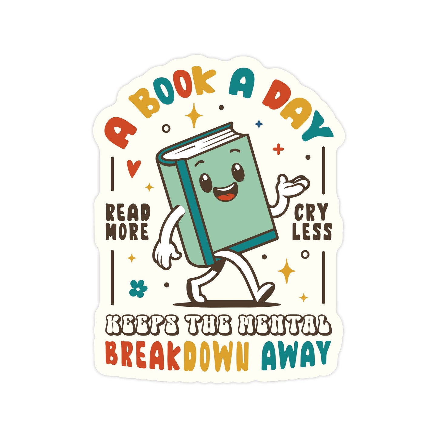 Book A Day Sticker