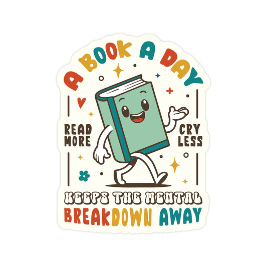 Book A Day Sticker