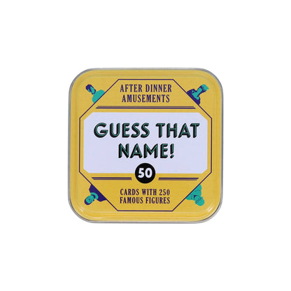 After Dinner Amusements: Guess That Name!
