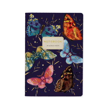 Butterflies on Blue