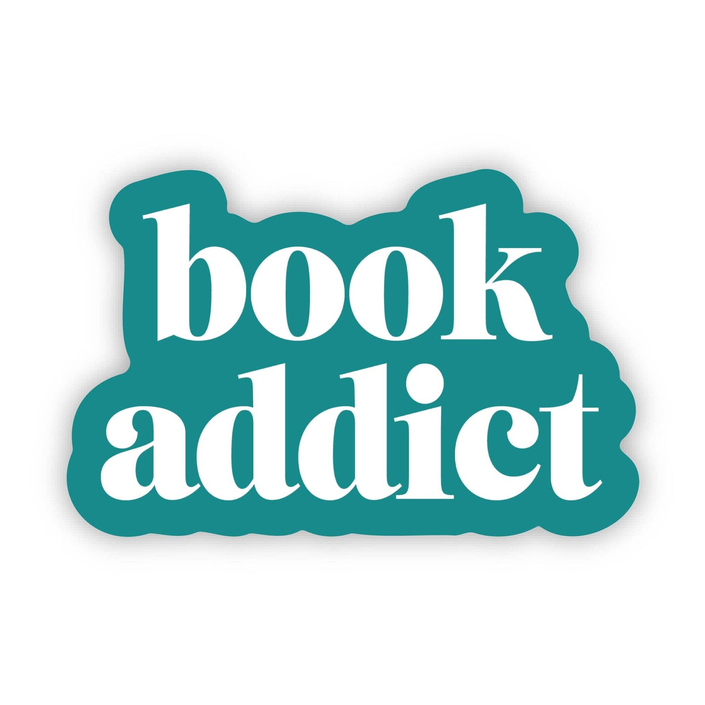 Book addict Text Sticker