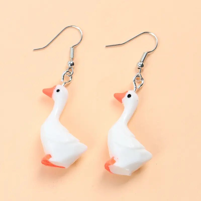 Charming Goose Earrings