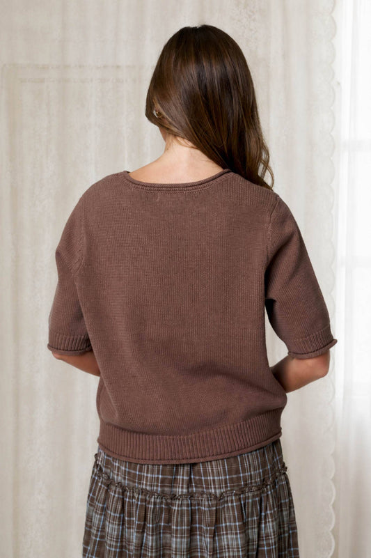 Prep School Perfect Knit Top