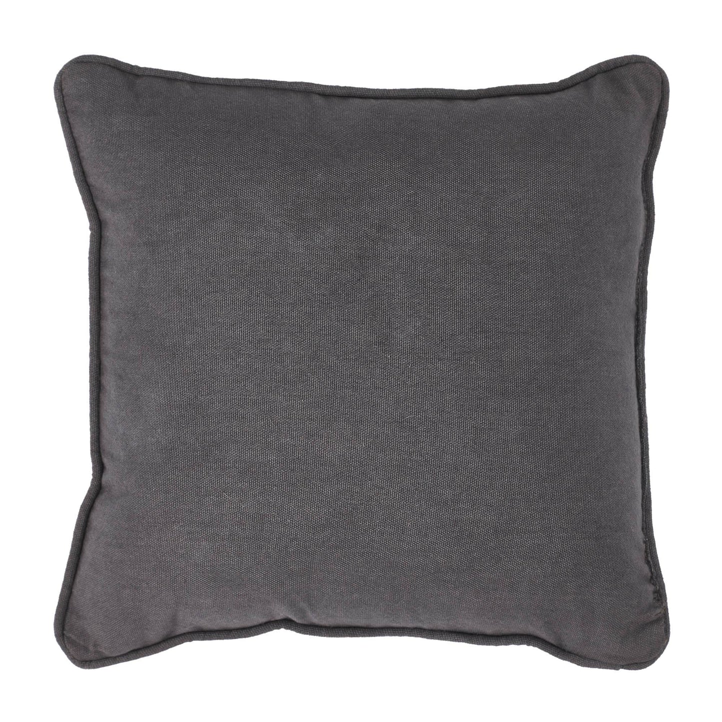 Snowflakes Grey Woolen Felt Pillow