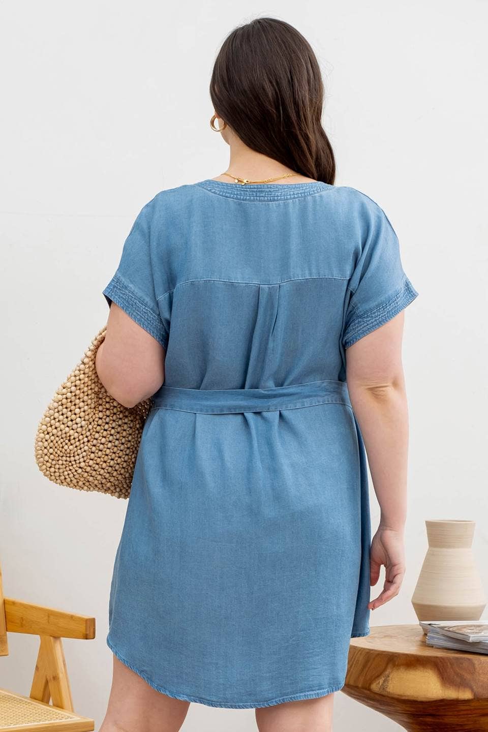 Chambray the Day Away Dress