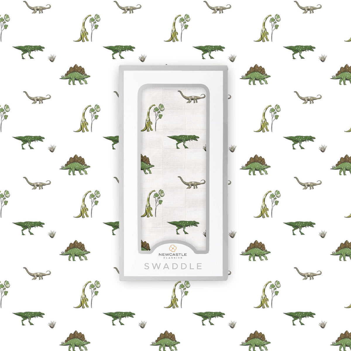 Dino Days Cotton Muslin Swaddle