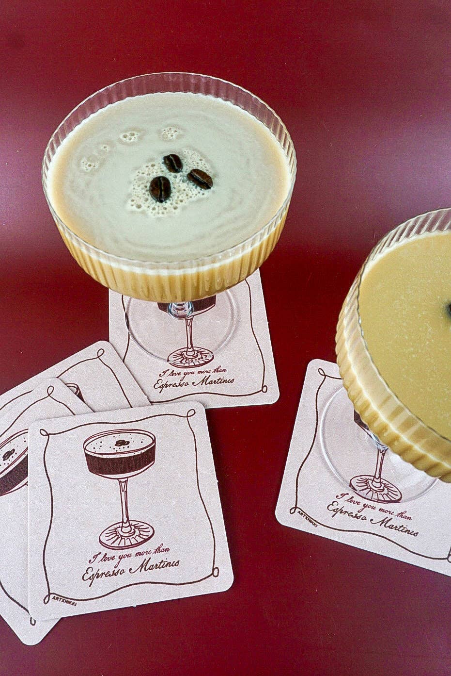 Espresso Martini Coaster Set of 4