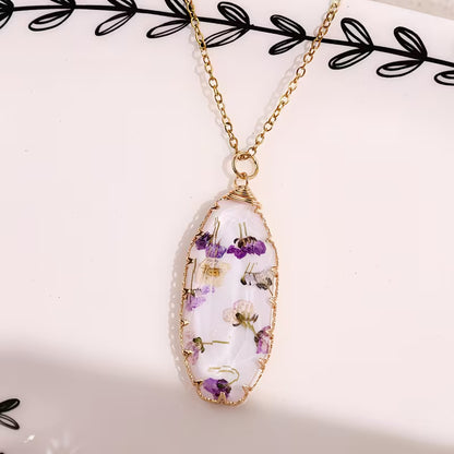 Petal and Prism Necklace