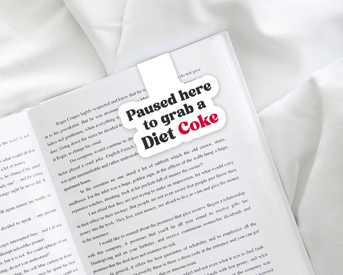 Diet Coke Bookmark