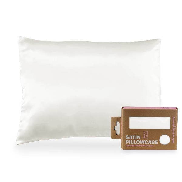 Satin Pillowcase Queen/STD: Black