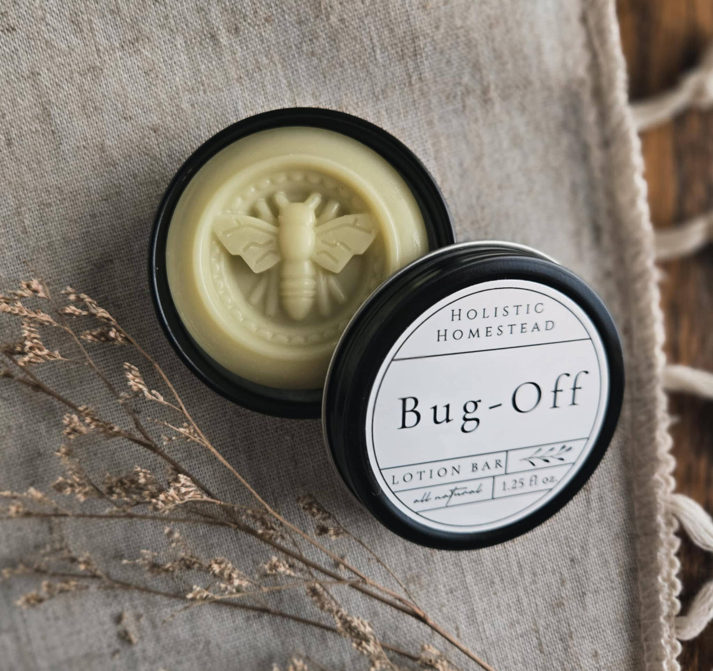 Bug-Off Lotion Bar, Natural Bug Repellent