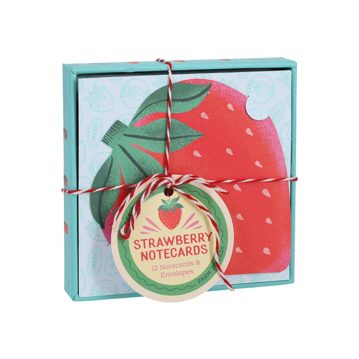 Paper Produce Strawberry Notecards