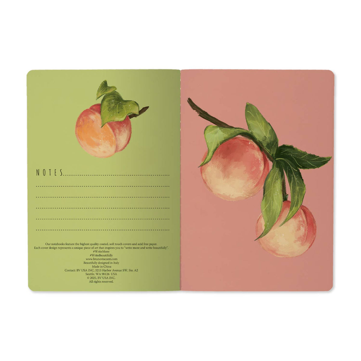 Peaches Notebook