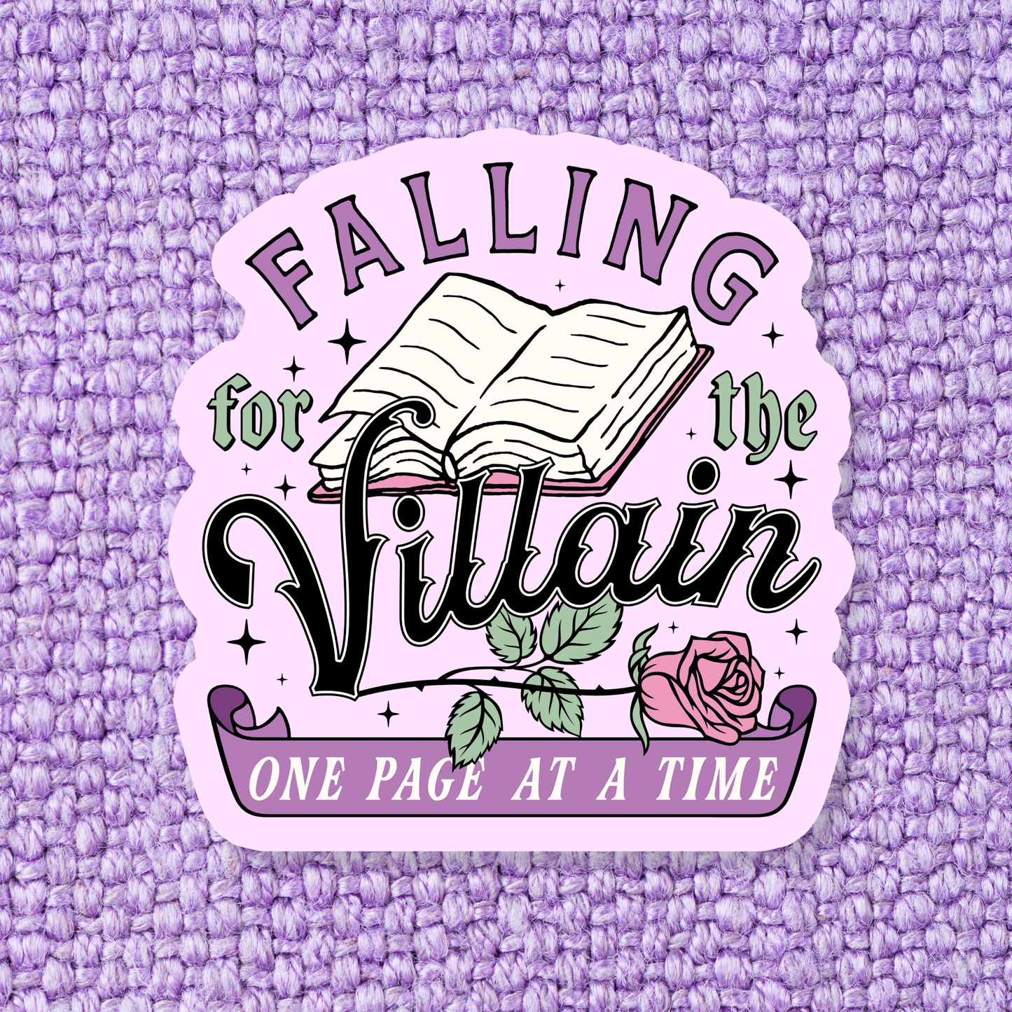 Falling for the Villain Sticker