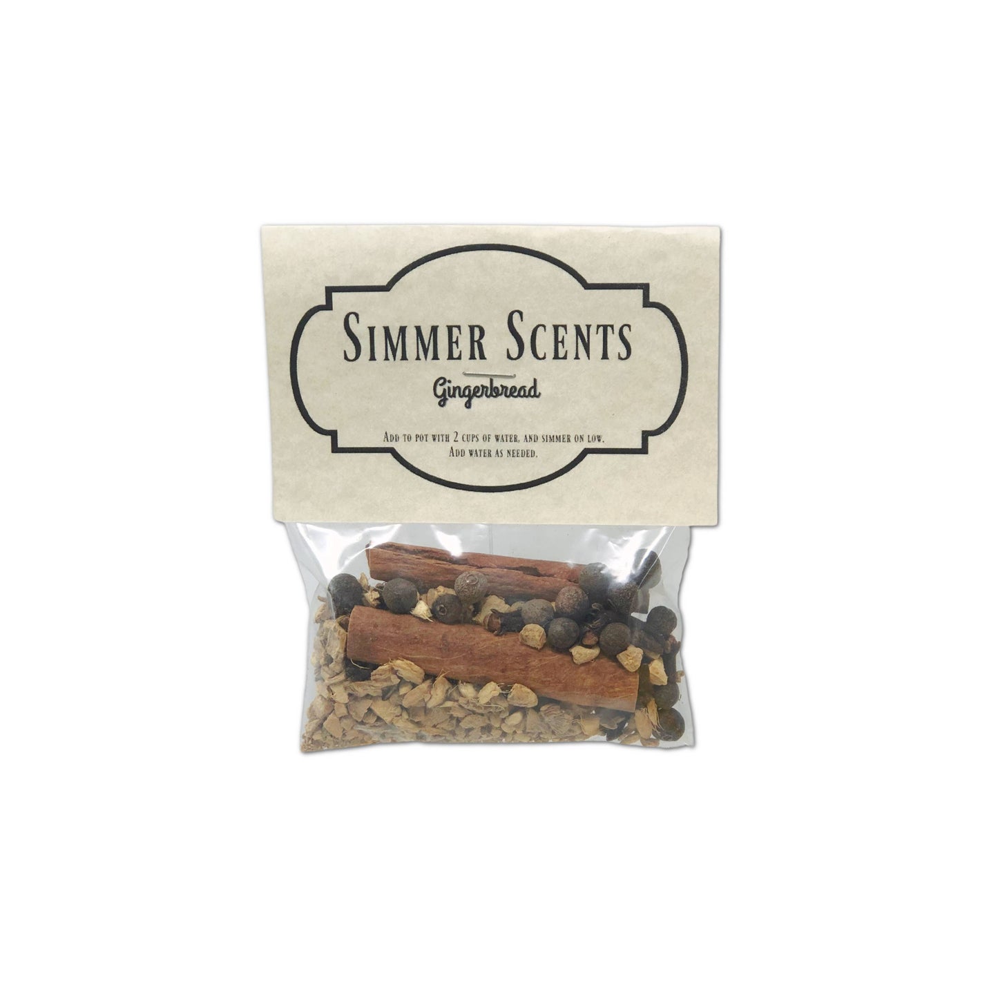 Simmer scents  Gingerbread  Cinnamon Sticks Ginger Allspice: Gingerbread