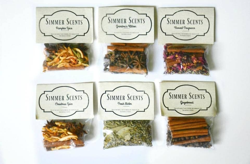 Simmer scents  Christmas Spice cinnamon cloves orange anise: Christmas Spice