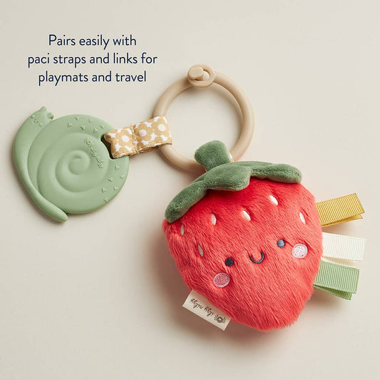 Plush + Teether Strawberry