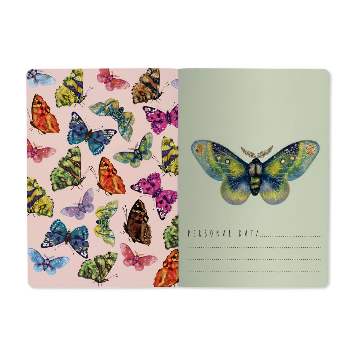 Butterflies on Blue