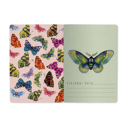 Butterflies on Blue
