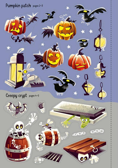Sparkly Halloween Sticker Book: Usborne