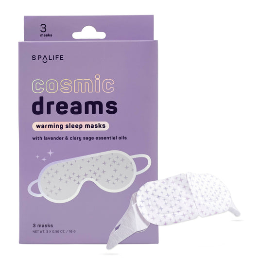 Cosmic Dreams Warming Sleep Masks, Spa Eye Masks - 3 Pk