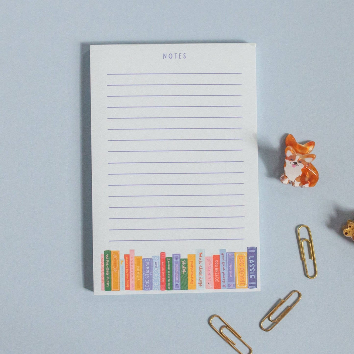 Dog Books 4x6 Notepad