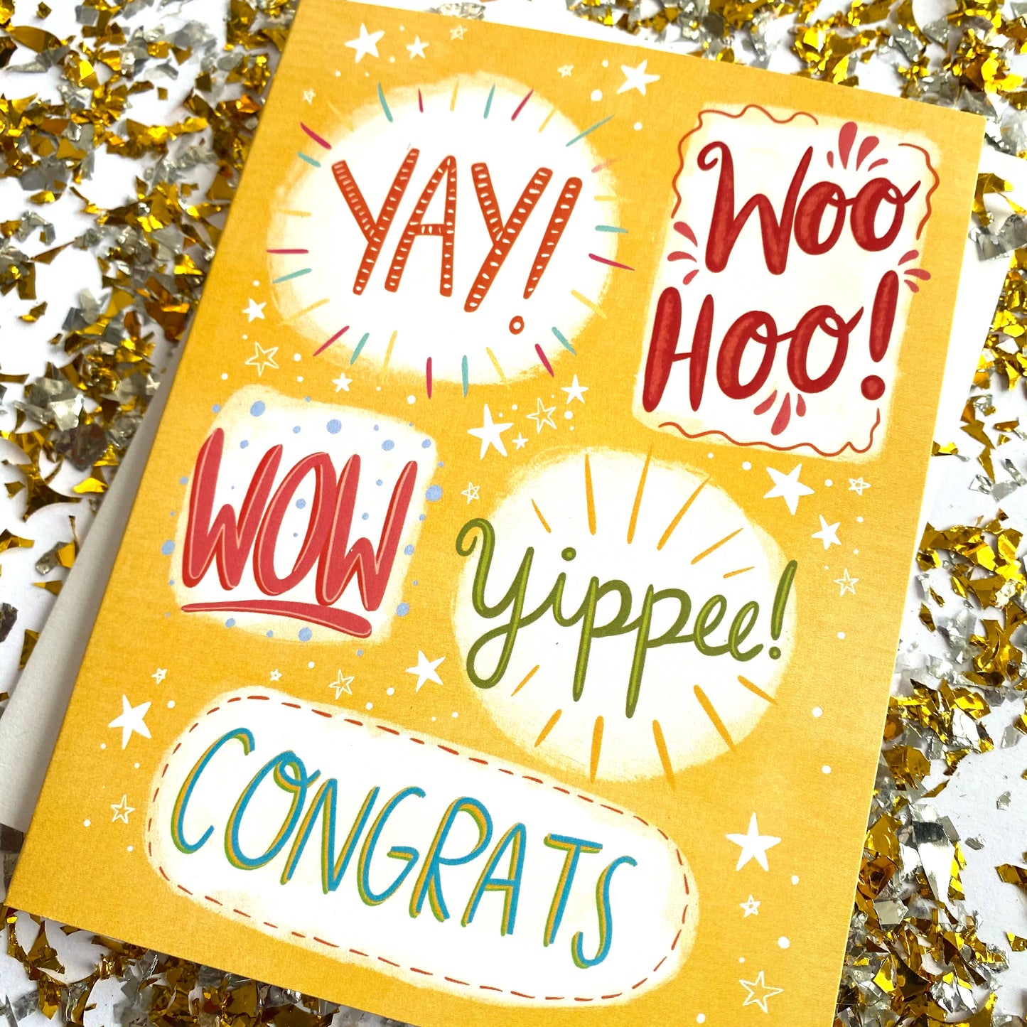 Woo Hoo Congrats Yay Card