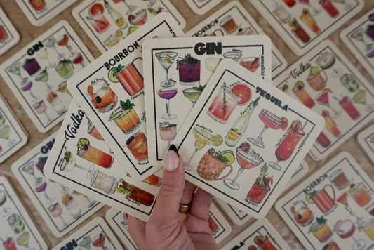 Classic Cocktail Variety Coaster Set of 4
