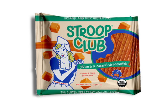 Gluten Free Caramel Organic Stroopwafel 2-pack