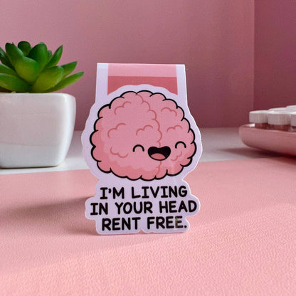 Cute Brain Magnetic Bookmark