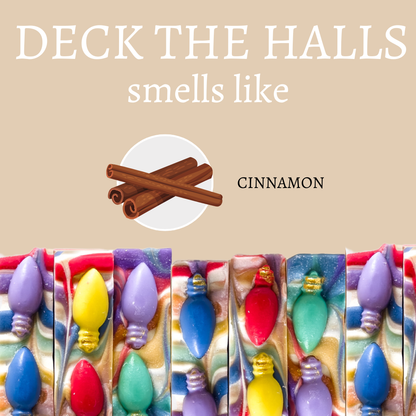 Deck The Halls Christmas Handmade Bar Soap