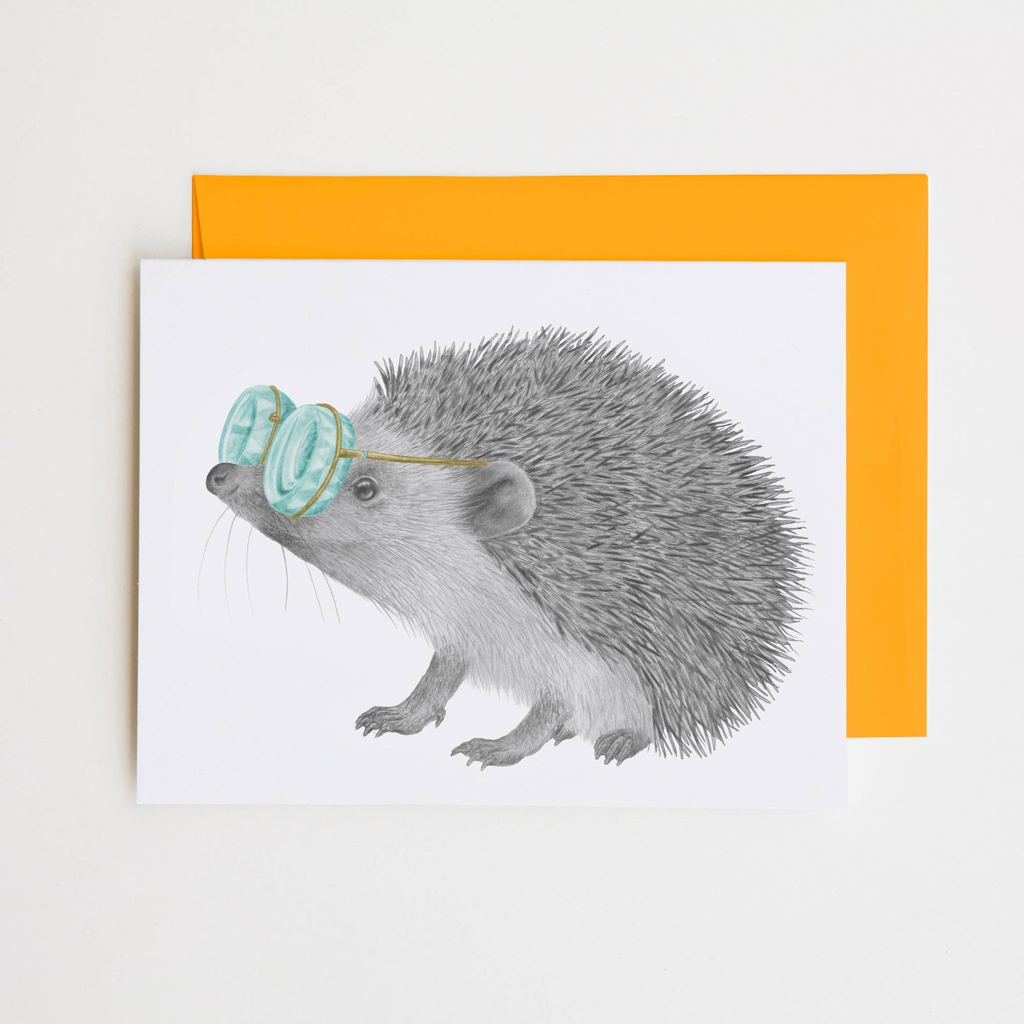 Whitby Valentine European Hedgehog Note Card
