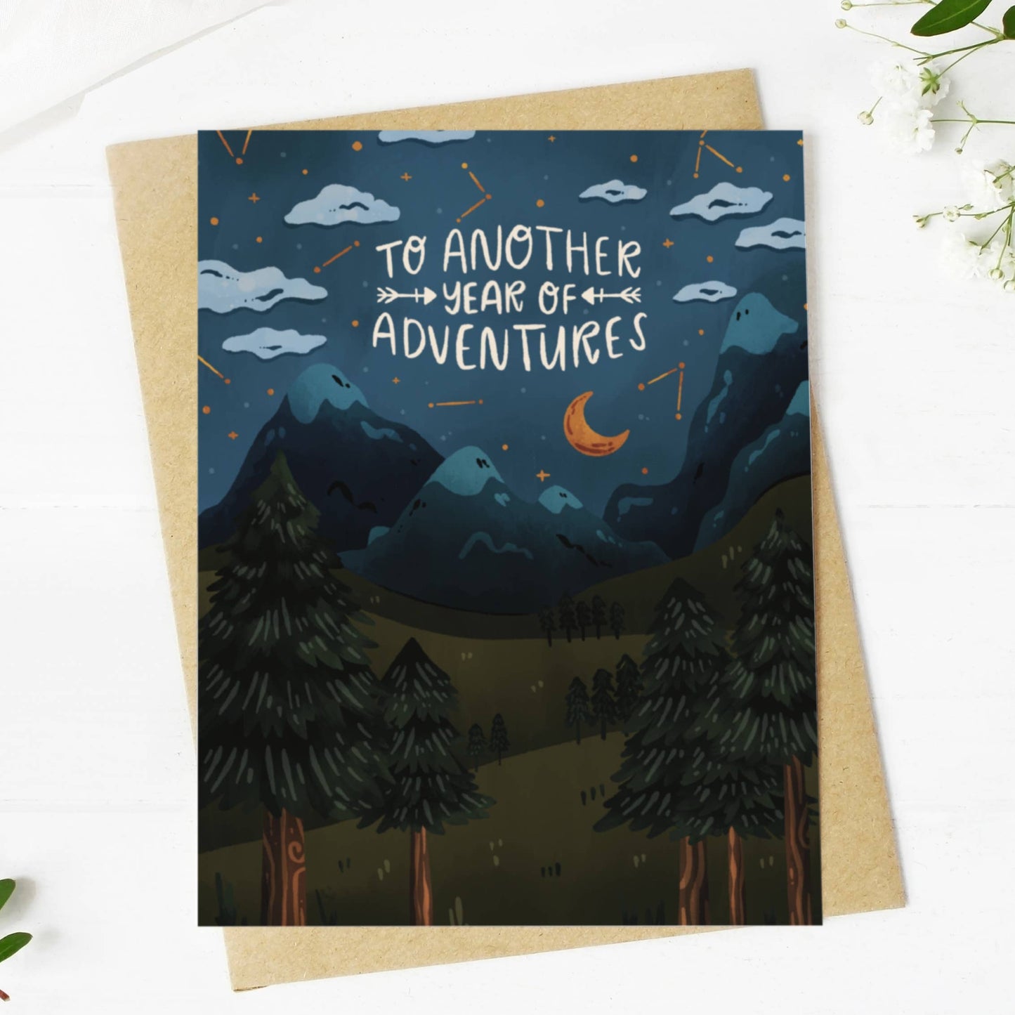 To Another Year Of Adventures Greeting Card