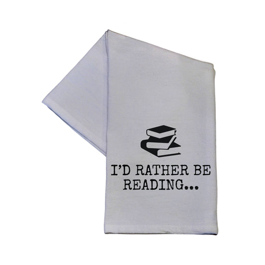 I'd Rather Be Reading Dish Towels