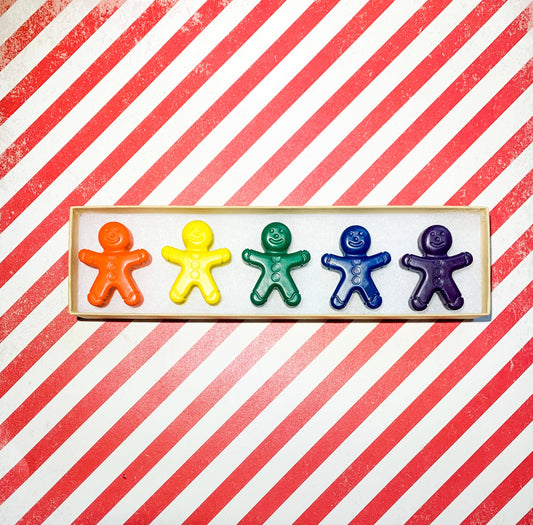 Gingerbread Person Crayons