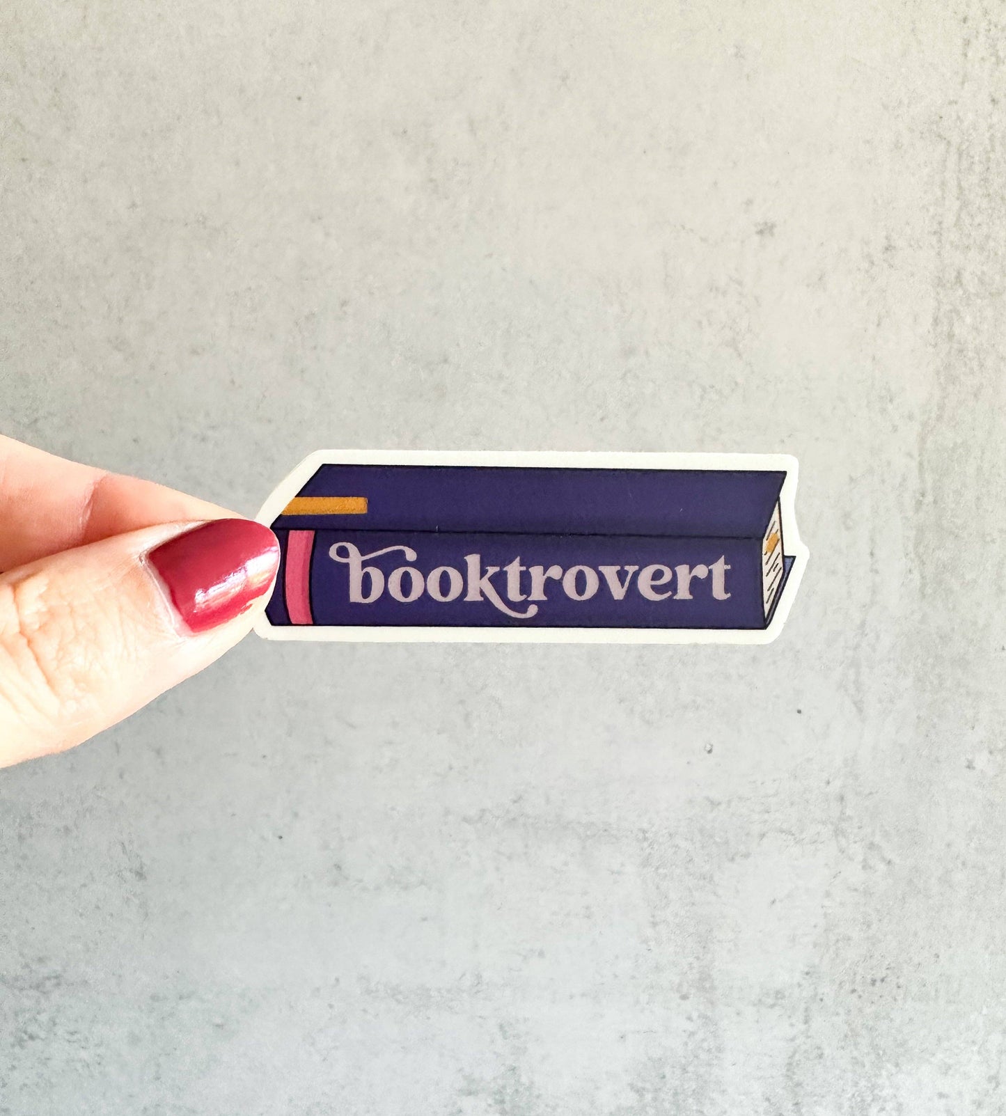 Booktrovert Sticker